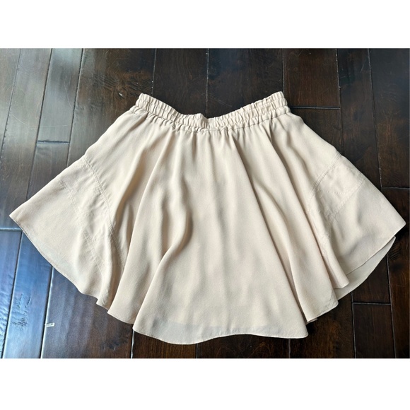 A.L.C. Women's Silk Mini Skirt in Dusty Pink, Size 2 - Picture 10 of 12